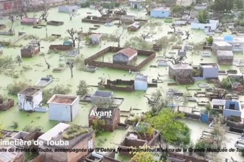 Les anciens cimetières de Touba face aux eaux de l&rsquo;inondation
